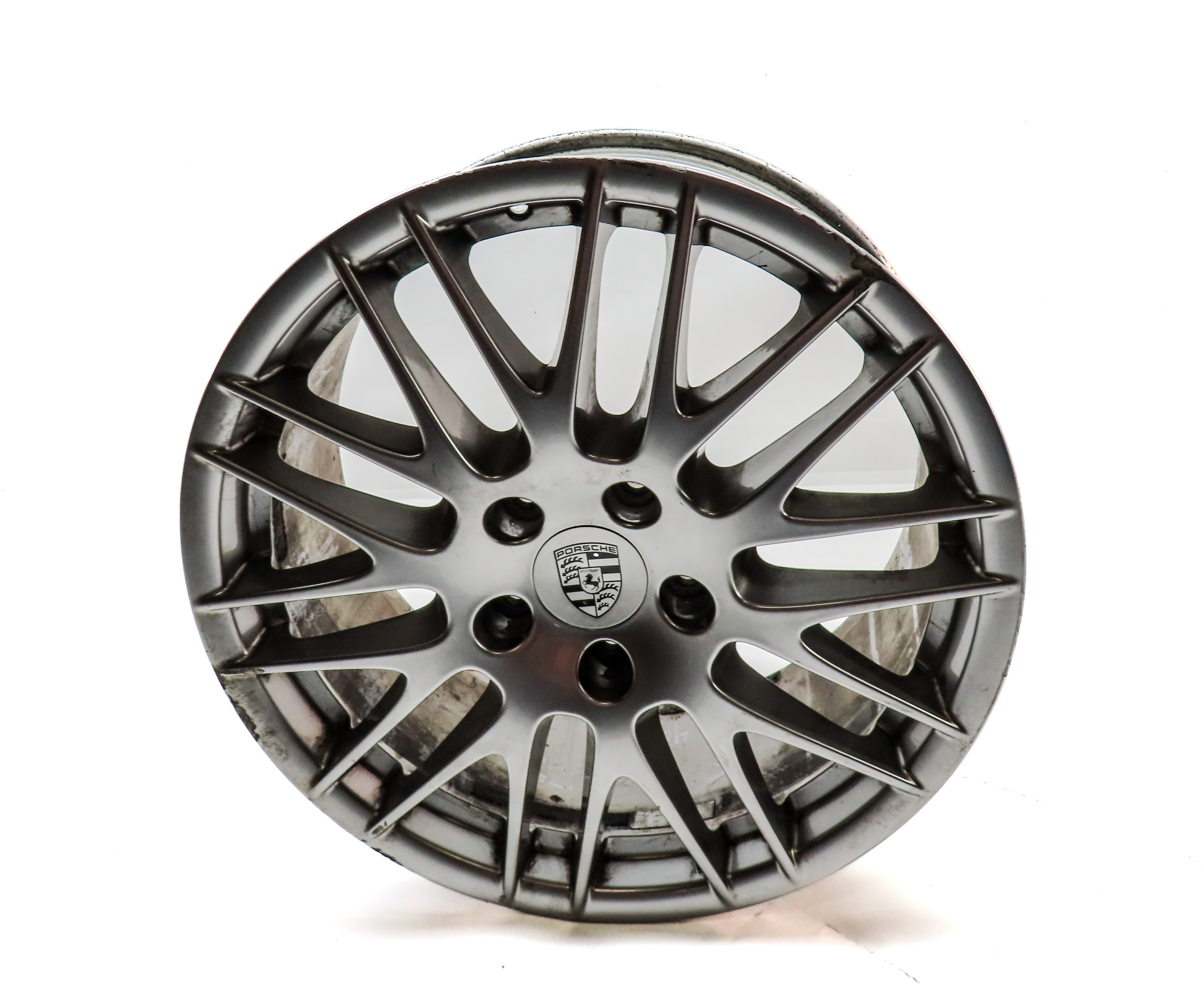 2011-2018 PORSCHE CAYENNE (958) 20x9 ALUMINUM ALLOY Y-SPOKE WHEEL RIM — exact item pictured